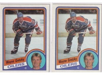 2 1984 Topps Wayne Gretzky