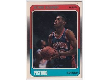 1988 Fleer Dennis Rodman Rookie Card