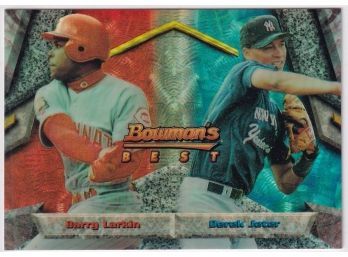 1994 Bowman's Best Derek Jeter & Barry Larkin Rookie Card Refractor