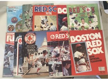 Red Sox Yearbooks And Programs