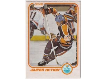 1981 O-pee-chee Super Action Wayne Gretzky