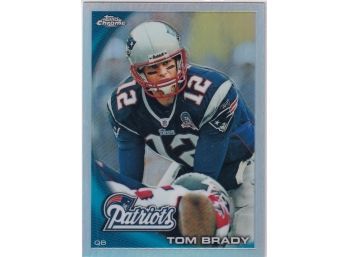 2010 Topps Chrome Tom Brady Refractor Card