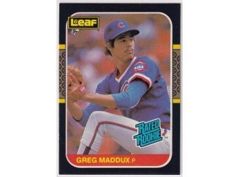 1987 Leaf Greg Maddux Rated Rookie