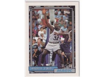 1993 Topps Shaquille O'neal 92 Draft Pick Rookie Card