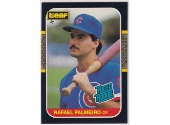 1987 Leaf Rafael Palmiro Rated Rookie
