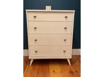 Mid Century Painted White Dresser Made By Mainline