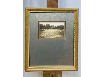 Antique Framed Photograph - Baseball