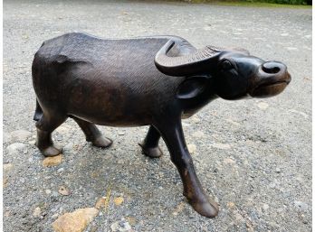 Large Carved Bull