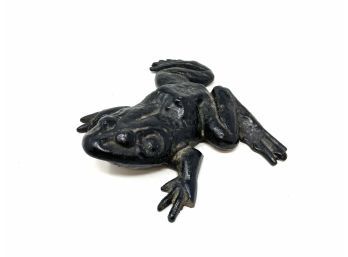 Antique Cast Iron Frog Doorstop