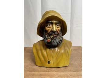 Vintage Nautical Sea Captain Plaster Statue