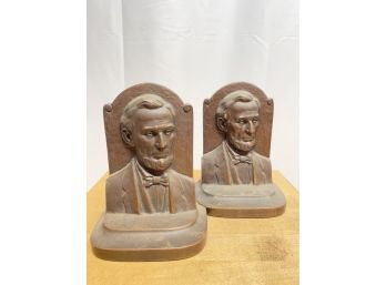 Antique Lincoln Bookends