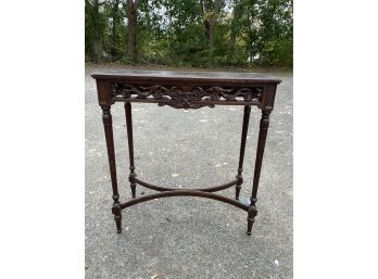Antique Carved Entryway Table