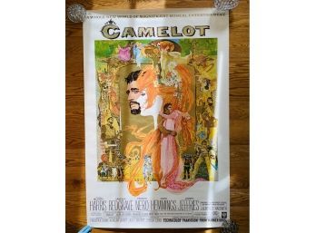 Large Original Camelot Movie Poster - 1966 - Warner Brothers - 40' X 60'
