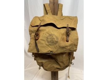 Large Boy Scouts Of America Canvas Backpack