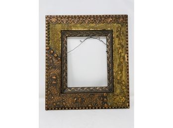 Circa 1885 Frame With Beautiful Detail In Shades Of Gold