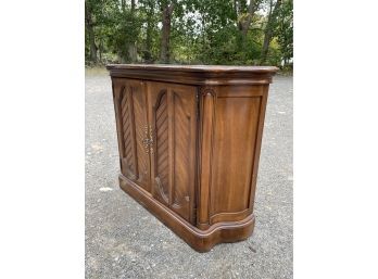Antique Entryway Cabinet With Shelves