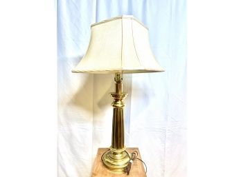 Large Brass Table Stiffel Lamp - Very Heavy