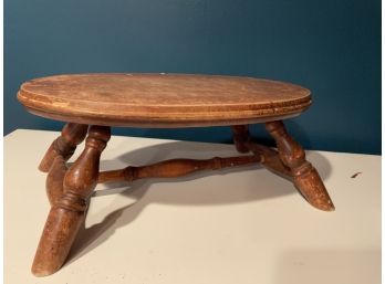 Vintage Cricket Wooden Footstool