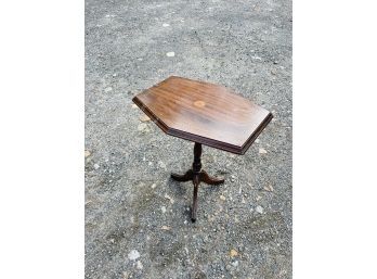 Antique Miniature Tilt Top Table From G. Fox Hartford