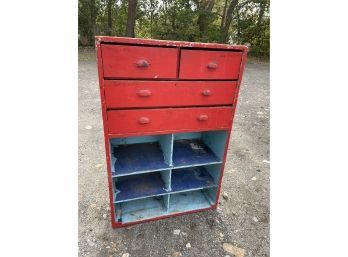 Vintage Factory Multi Drawer Cabinet - Handmade