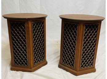 Realistic Optimus 6 Side Table Speakers