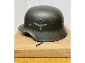 WW2 German Helmet With Original Liner And Decal