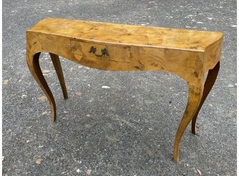 Bombay Style Single Drawer Console Table With Cabriole Legs