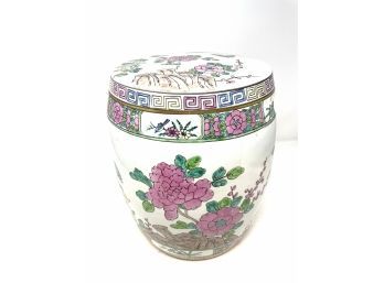 Chinese Famille Rose Style Garden Stool/bench