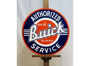 Porcelain Double Sided Authorized Buick Service Sign