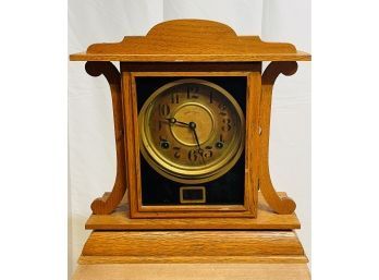 Antique Kitchenette Mantle Clock By Ingraham