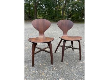 1960s Vintage Norman Cherner Chairs For Plycraft- A Pair