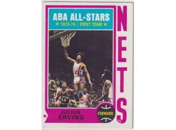 1974 Topps Julius Erving All Star