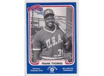 1987 Plymouth Baseball USA Frank Thomas