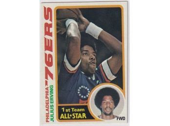 1978 Topps Julius Erving All Star
