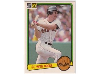 1983 Donruss Wade Boggs Rookie Card