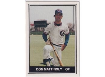 1982 Free List Don Mattingly Rookie Card Columbus Clippers