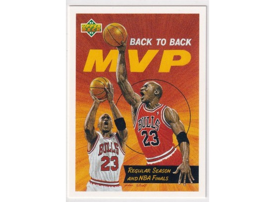 1992-93 Upper Deck Michael Jordan Back To Back MVP