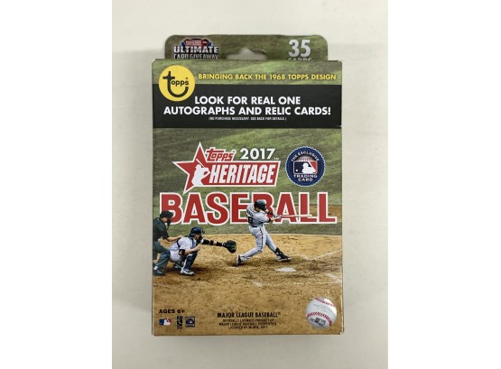 2017 Topps Heritage Baseball Hanger Box