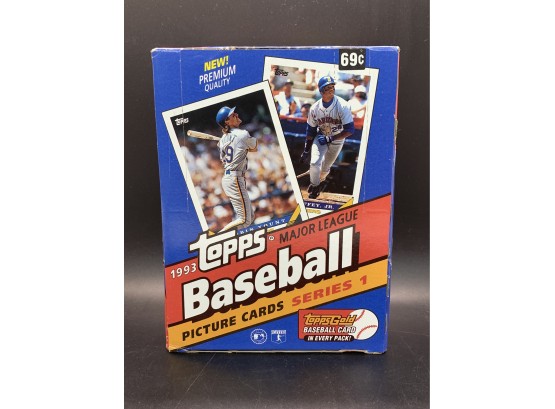 1993 Topps Baseball Wax Box