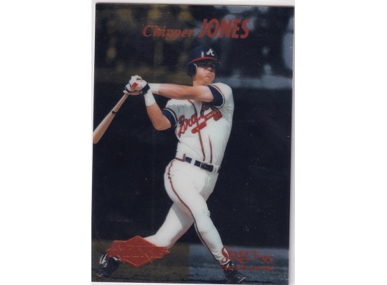 1995 Pinnacle Select Chipper Jones Rookie Card