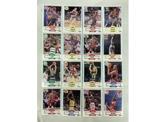 16 1990 Fleer Basket Ball Cards