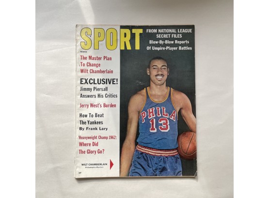 Sport Magazine With Wilt Chamberlain On Cover