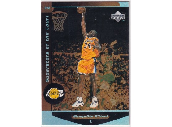 1998 Upper Deck Shaquille O'Neal Superstars Of The Court