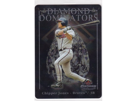 2005 Fleer Platinum Chipper Jones Diamond Dominators