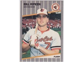 1989 Fleer Bill Ripken F Face