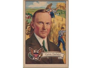 1952 Bowman Calvin Coolidge