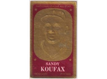 1965 Topps Embossed Sandy Koufax