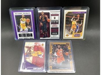 5 Lebron James Basketball Cards