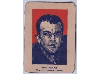 1952 Wheaties Tom Fears Portrait