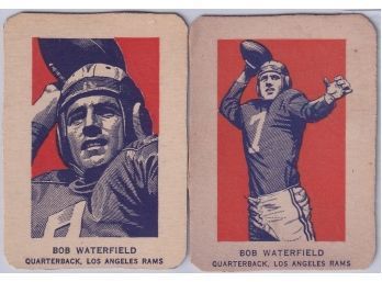 1952 Wheaties Bob Waterfield Portrait & Action